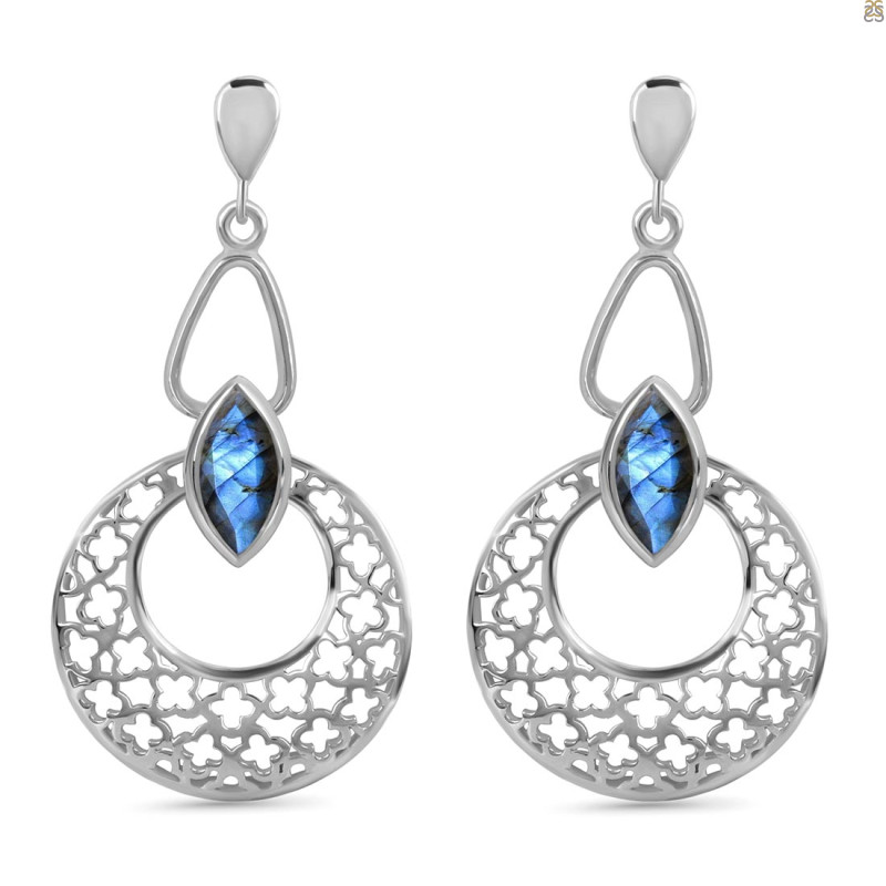 Labradorite Earring LBD-RDE-64.