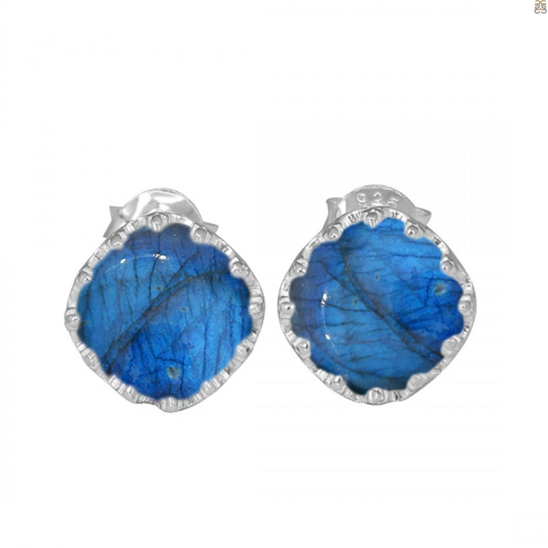Labradorite Stud Earring LBD-RDE-839.
