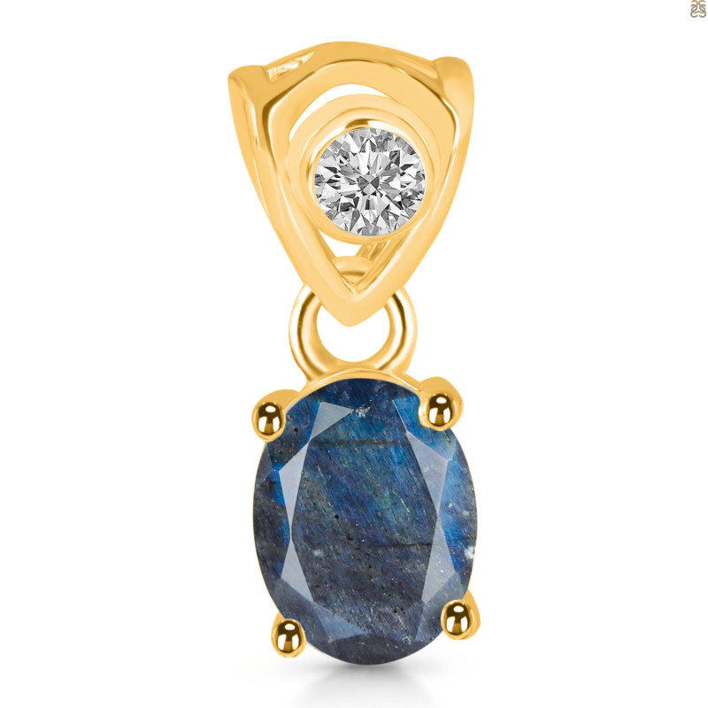 Labradorite Pendant LBD-RDP-551-V-LOOP.