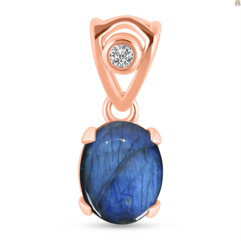 Labradorite Pendant LBD-RDP-554-V-LOOP.
