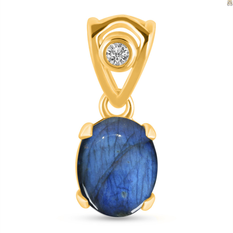 Labradorite Pendant LBD-RDP-554-V-LOOP.