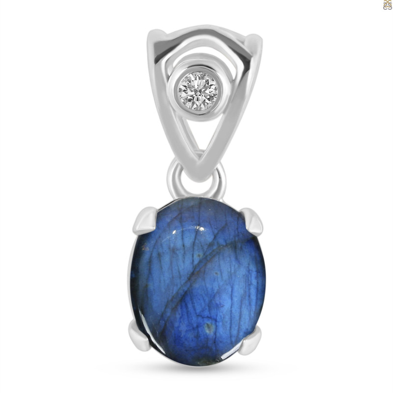 Labradorite Pendant LBD-RDP-554-V-LOOP.