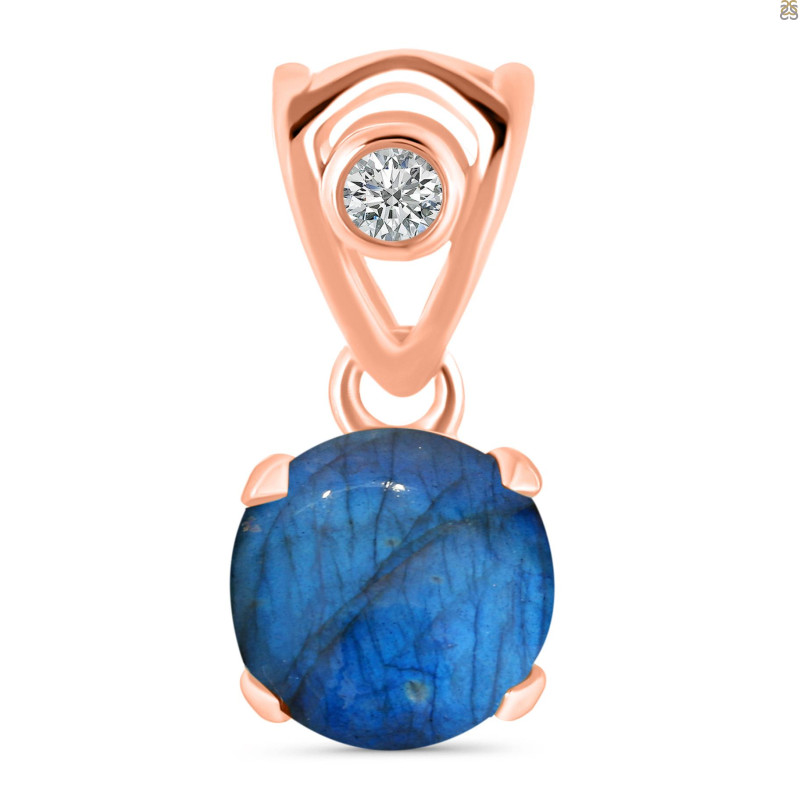 Labradorite Pendant LBD-RDP-557-V-LOOP.