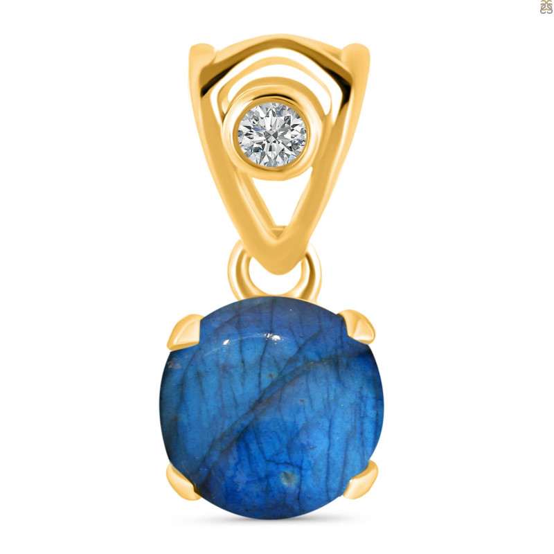 Labradorite Pendant LBD-RDP-557-V-LOOP.