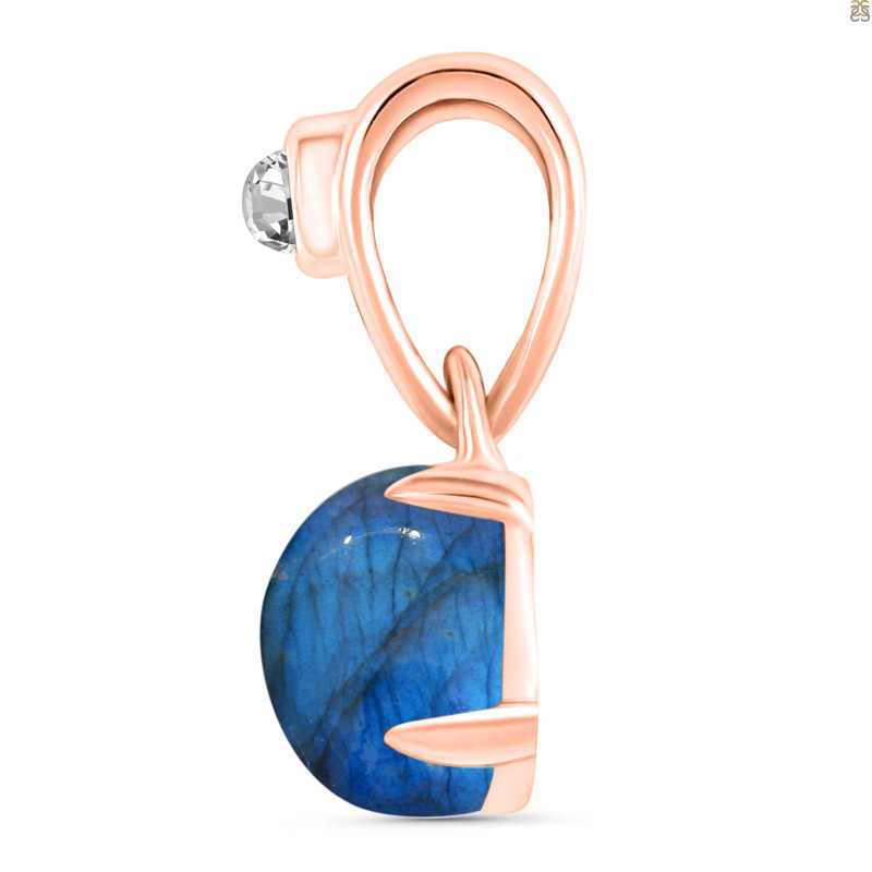 Labradorite Pendant LBD-RDP-557-V-LOOP.