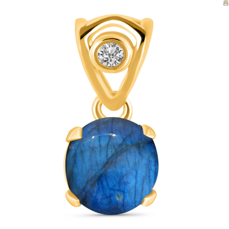 Labradorite Pendant LBD-RDP-558-V-LOOP.