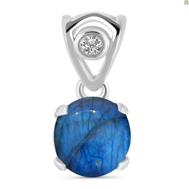 Labradorite Pendant LBD-RDP-558-V-LOOP.