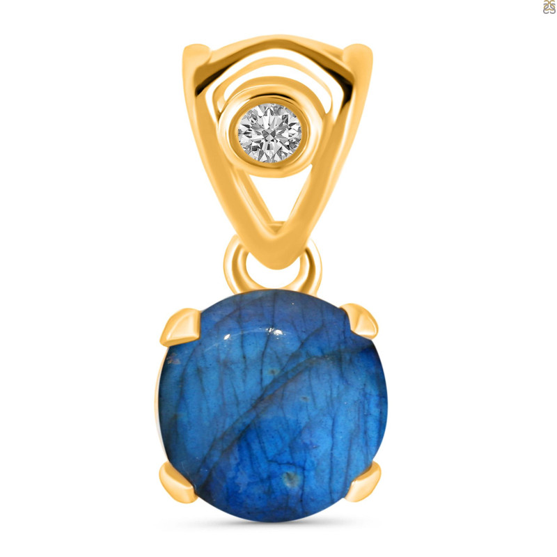 Labradorite Pendant LBD-RDP-559-V-LOOP.