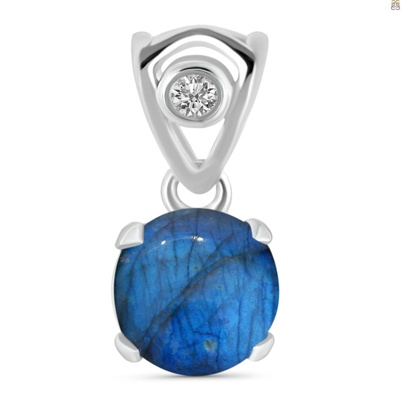 Labradorite Pendant LBD-RDP-559-V-LOOP.