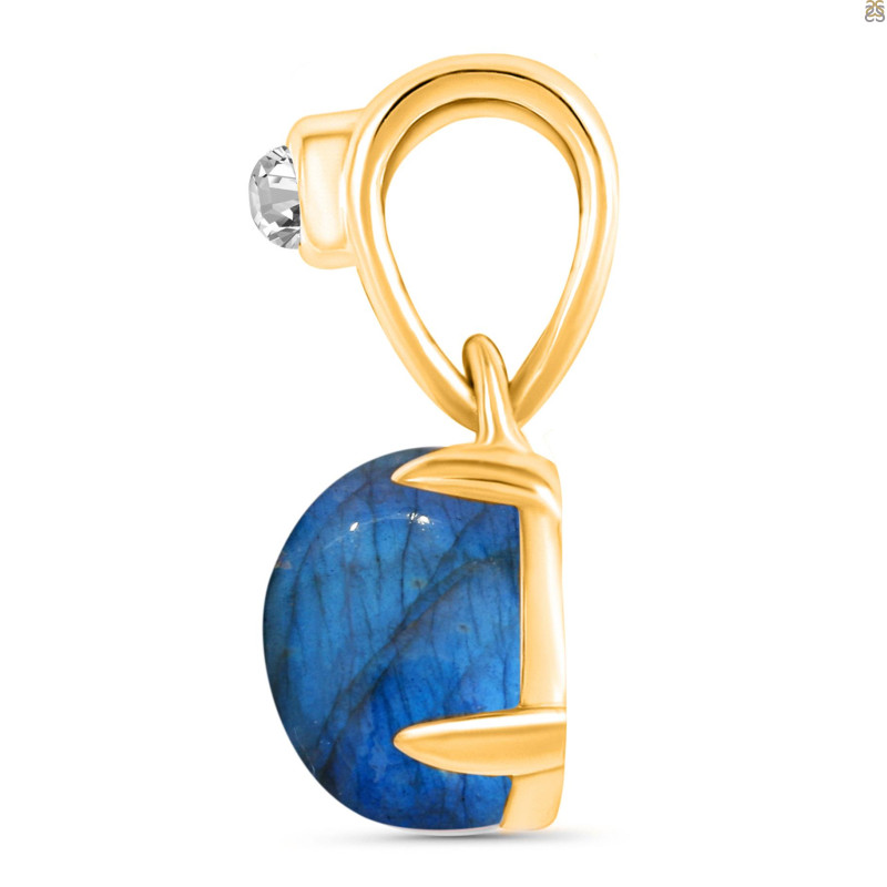 Labradorite Pendant LBD-RDP-559-V-LOOP.