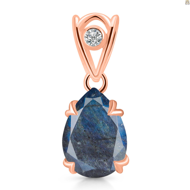 Labradorite Pendant LBD-RDP-746-V-LOOP.