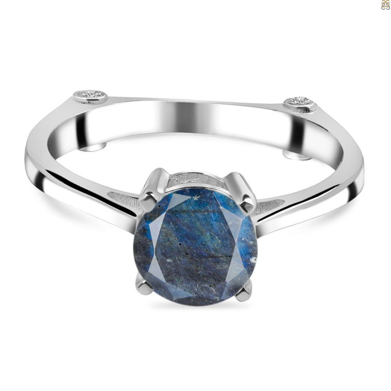 Labradorite & White Topaz Ring LBD-RDR-1786.