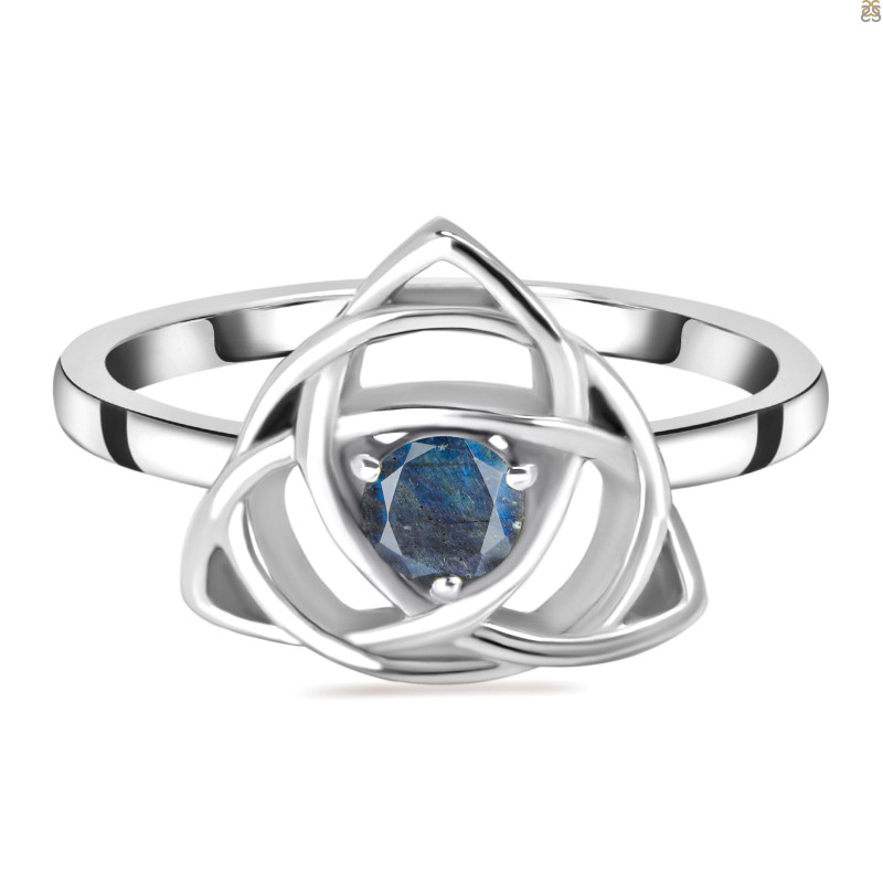 Labradorite Triquetra Ring LBD-RDR-2142.