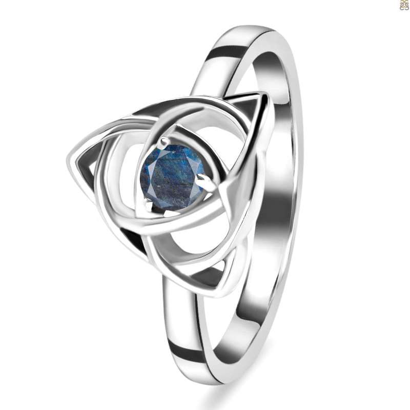 Labradorite Triquetra Ring LBD-RDR-2142.