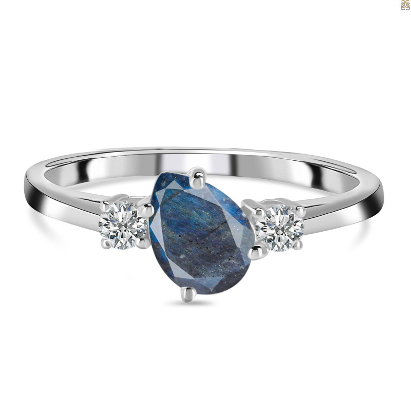 Labradorite & White Topaz Ring LBD-RDR-2285.