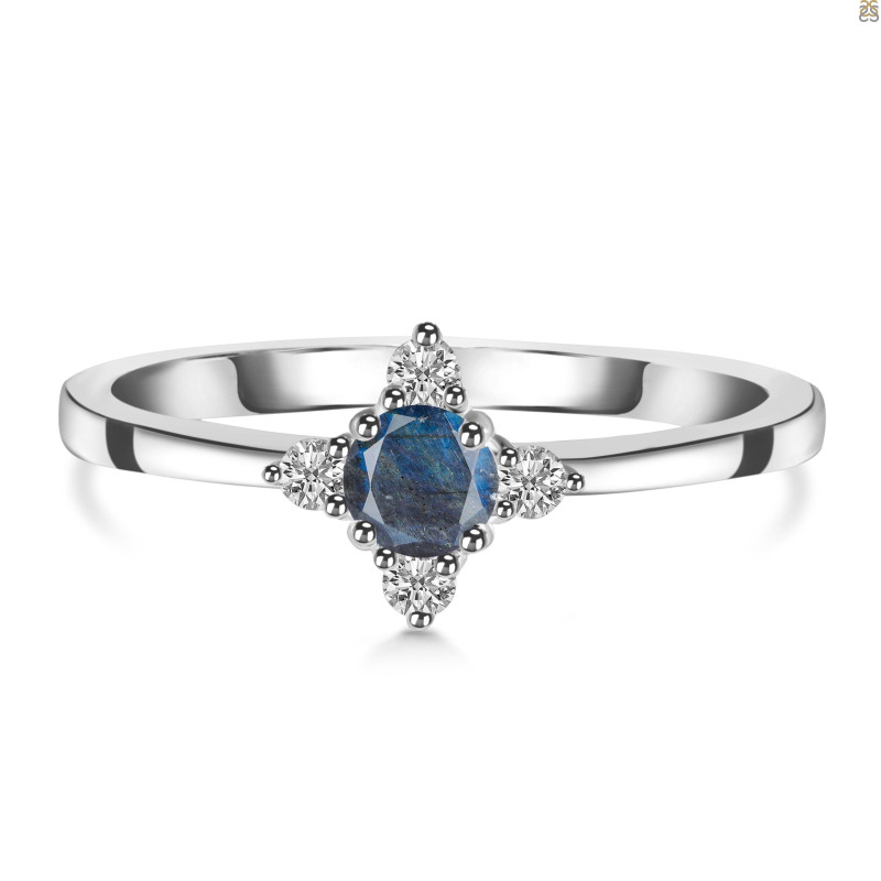 Labradorite & White Topaz Ring LBD-RDR-2541.