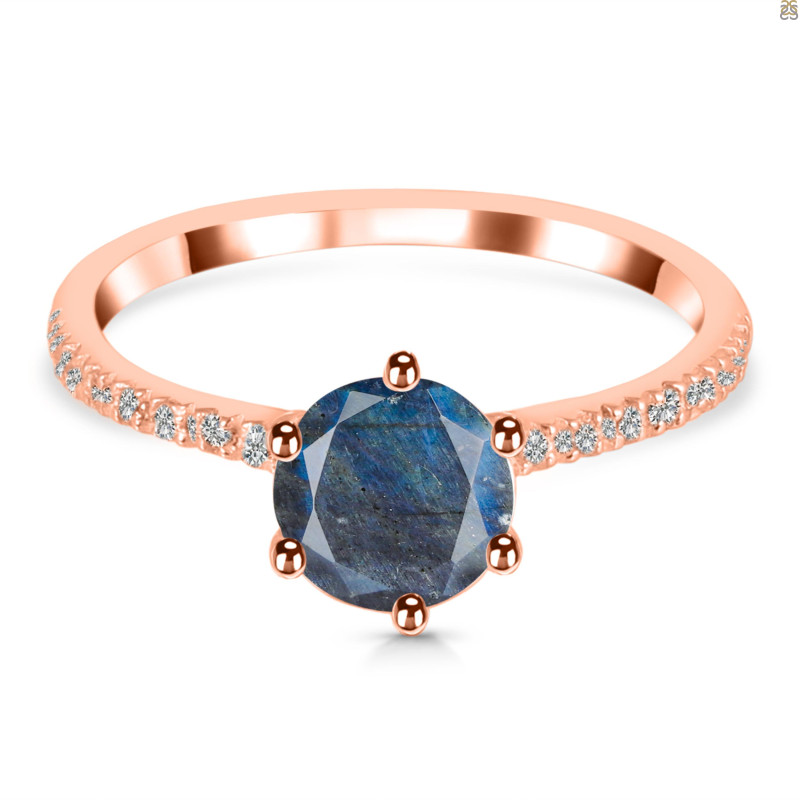 Labradorite & White Topaz Ring LBD-RDR-3140.