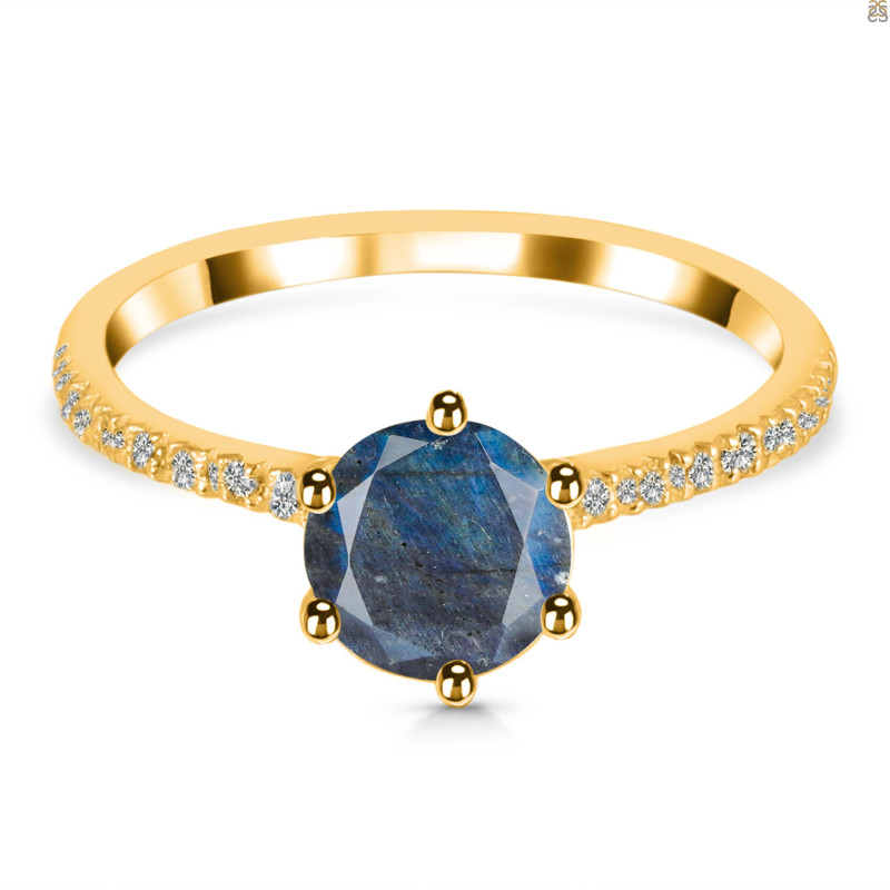 Labradorite & White Topaz Ring LBD-RDR-3140.