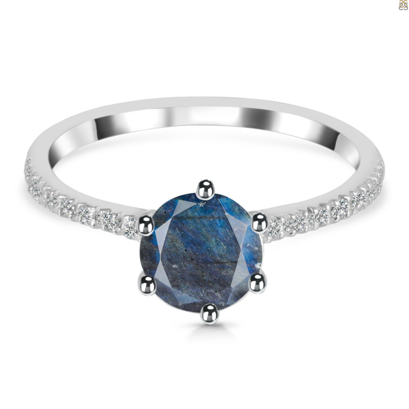Labradorite & White Topaz Ring LBD-RDR-3140.
