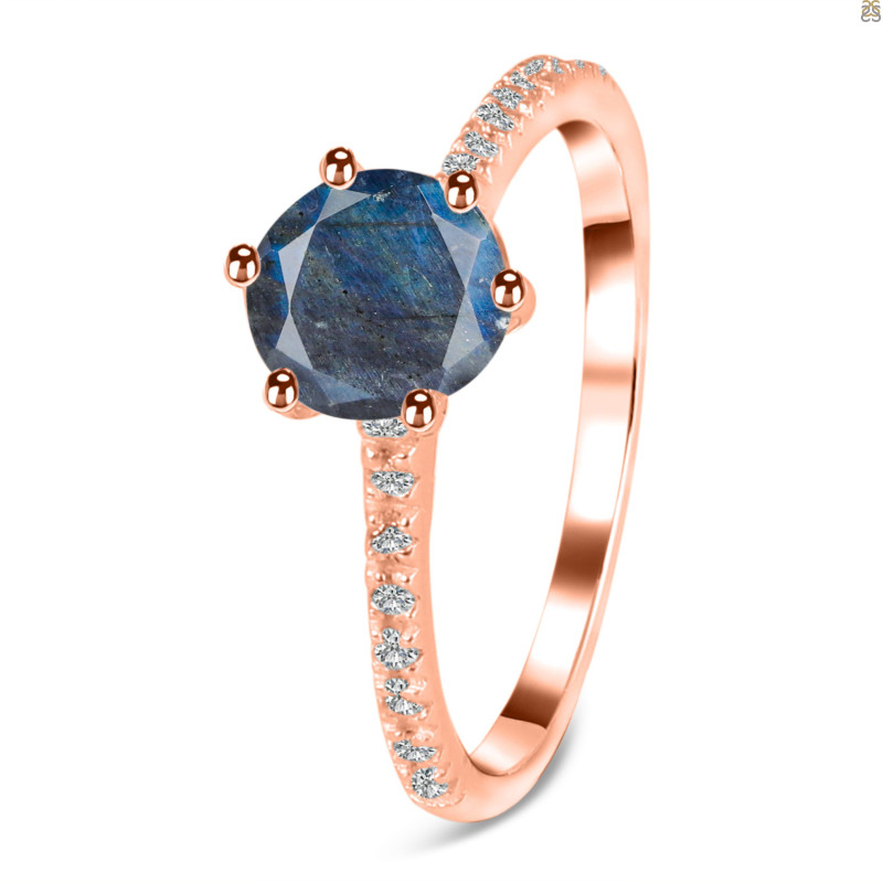 Labradorite & White Topaz Ring LBD-RDR-3140.