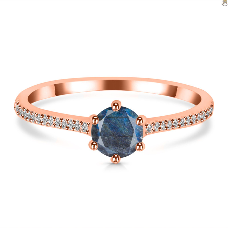 Labradorite & White Topaz Ring LBD-RDR-3143.