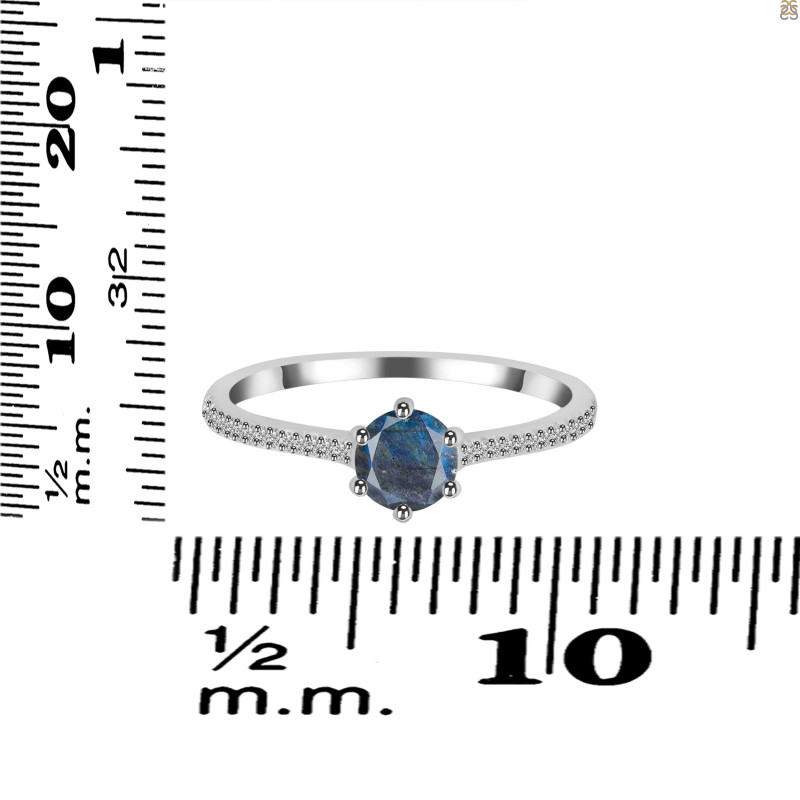 Labradorite & White Topaz Ring LBD-RDR-3143.