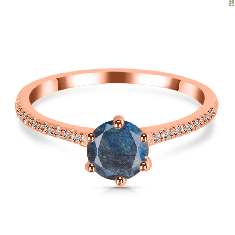 Labradorite & White Topaz Ring LBD-RDR-3144.