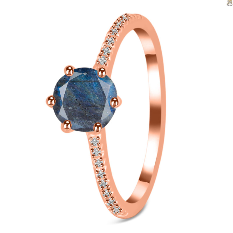 Labradorite & White Topaz Ring LBD-RDR-3144.