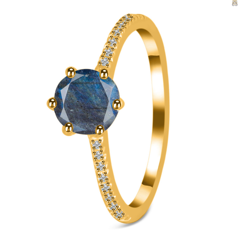 Labradorite & White Topaz Ring LBD-RDR-3144.