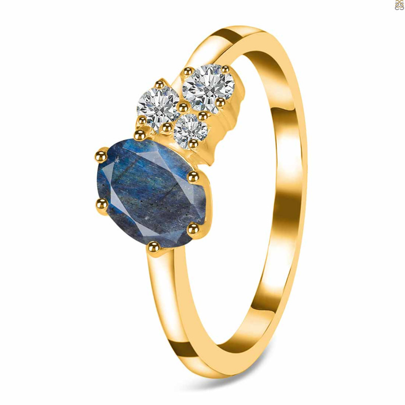 Labradorite & White Topaz Ring LBD-RDR-3153.