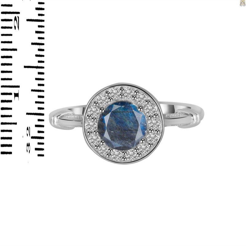 Labradorite & White Topaz Ring LBD-RDR-364.