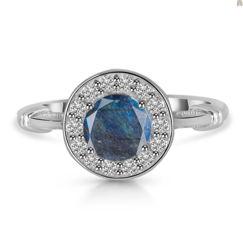 Labradorite & White Topaz Ring LBD-RDR-364.