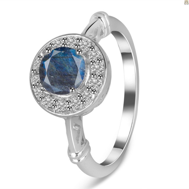 Labradorite & White Topaz Ring LBD-RDR-364.