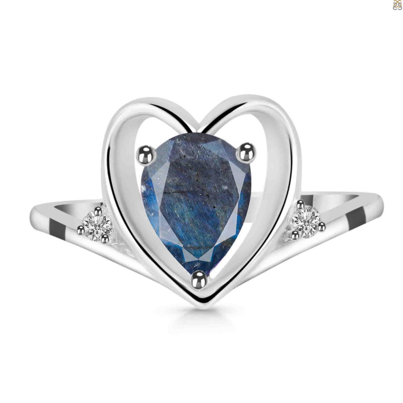 Labradorite & White Topaz Ring LBD-RDR-379.