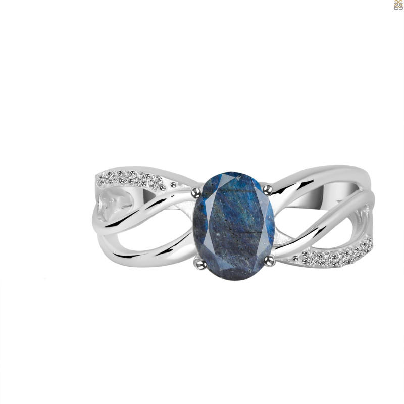 Labradorite & White Topaz Ring LBD-RDR-395.