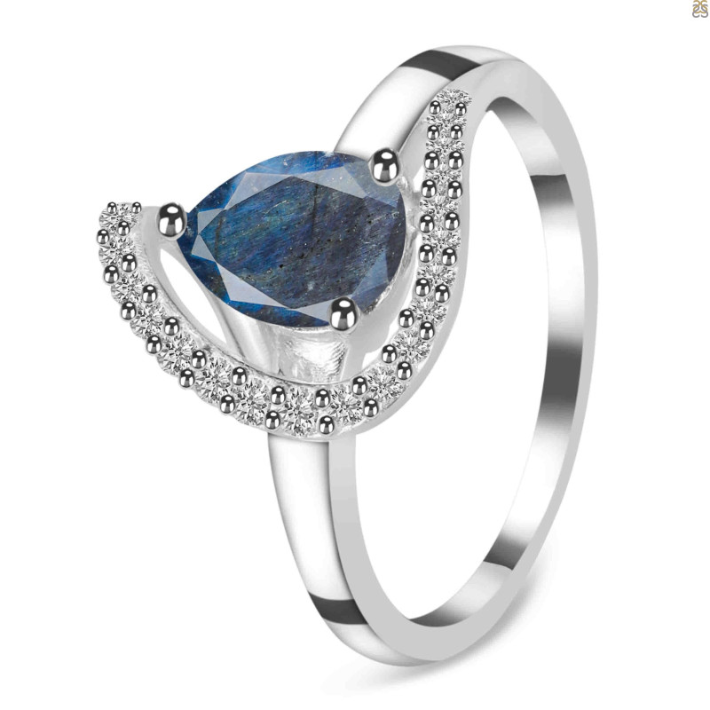 Labradorite & White Topaz Ring LBD-RDR-404.