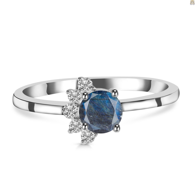 Labradorite & White Topaz Ring LBD-RDR-437.