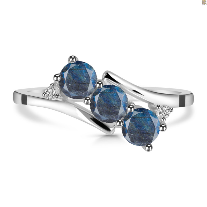Labradorite & White Topaz Ring LBD-RDR-447.