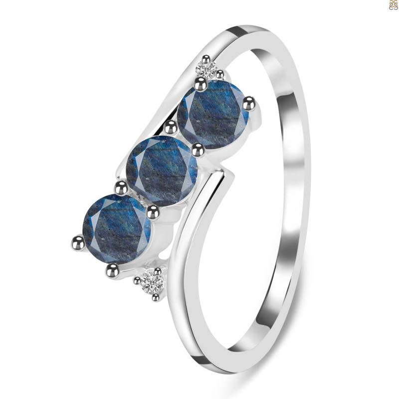 Labradorite & White Topaz Ring LBD-RDR-447.