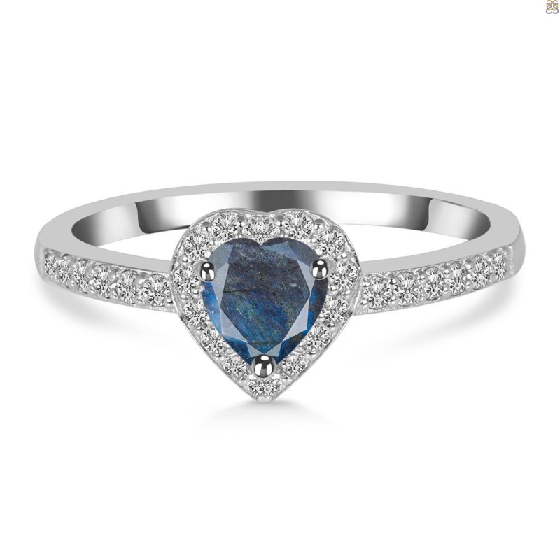 Labradorite & White Topaz Ring LBD-RR-423.