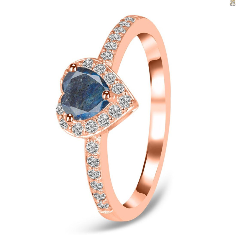 Labradorite & White Topaz Ring LBD-RR-423.