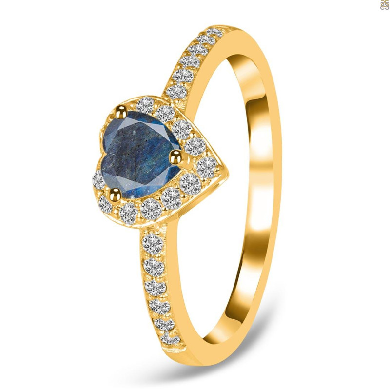 Labradorite & White Topaz Ring LBD-RR-423.