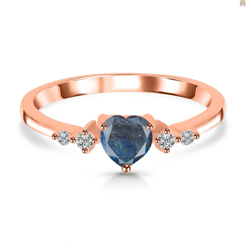 Labradorite & White Topaz Ring LBD-RR-424.