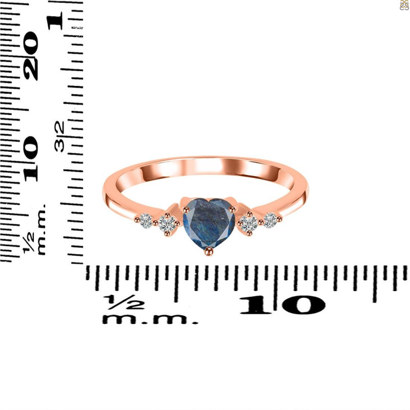 Labradorite & White Topaz Ring LBD-RR-424.