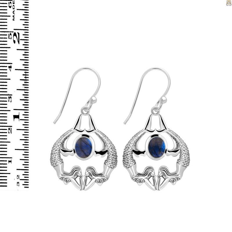 Labradorite Mermaid Earring LBD-RUE-38.