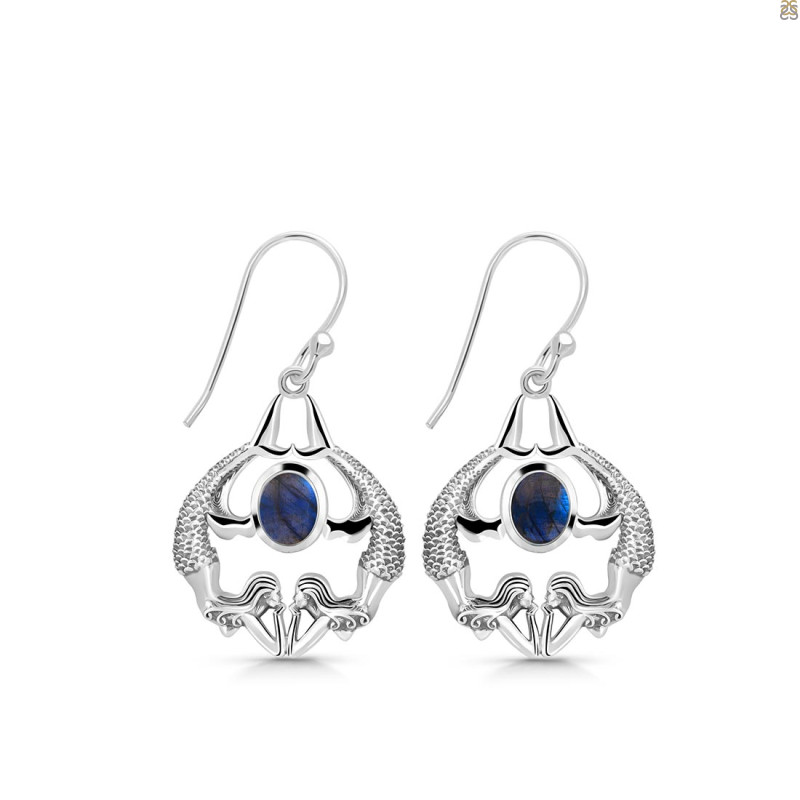 Labradorite Mermaid Earring LBD-RUE-38.