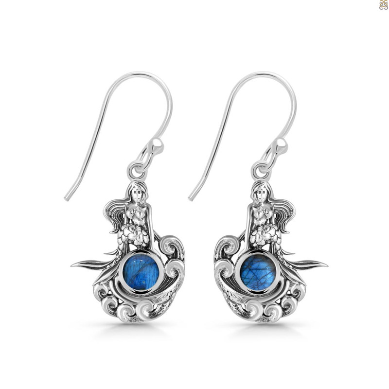 Labradorite Mermaid Earring LBD-RUE-53.