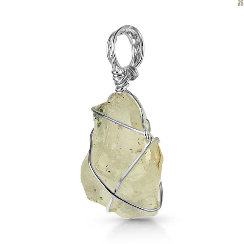 Libyan Desert Glass Pendant-SP LDG-1-112