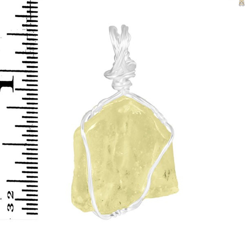 Libyan Desert Glass Pendant-SP LDG-1-247