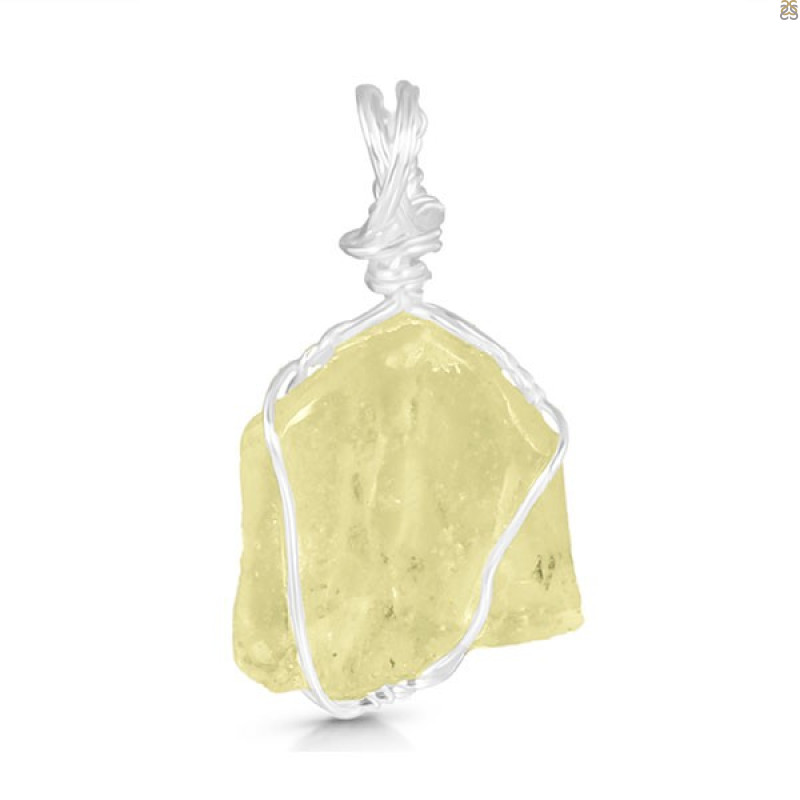 Libyan Desert Glass Pendant-SP LDG-1-247